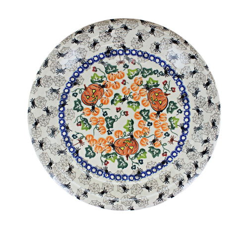 Trick or Treat Dinner Plate Polish Pottery
