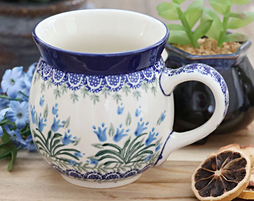 Tulip Bouquet Bubble Mug Polish Pottery
