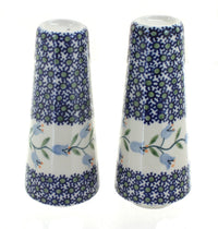 Polish Pottery Tulip Salt & Pepper Shakers