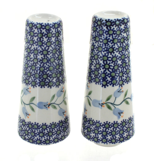 Polish Pottery Tulip Salt & Pepper Shakers
