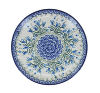 Tulip Bouquet Dessert Plate Polish Pottery