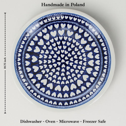 Valentina Dinner Plate Polish Pottery