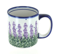 Polish Pottery Lavender Fields Coffee Mug