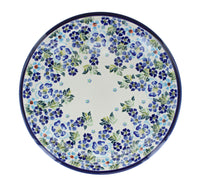 Vintage Violet Dinner Plate Polish Pottery