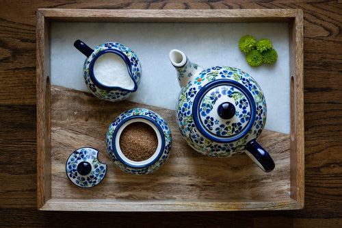 Vintage Violet Cream & Sugar Set