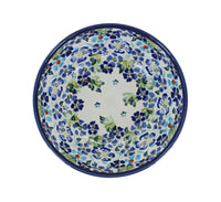 Vintage Violet Cereal/Soup Bowl Polish Pottery