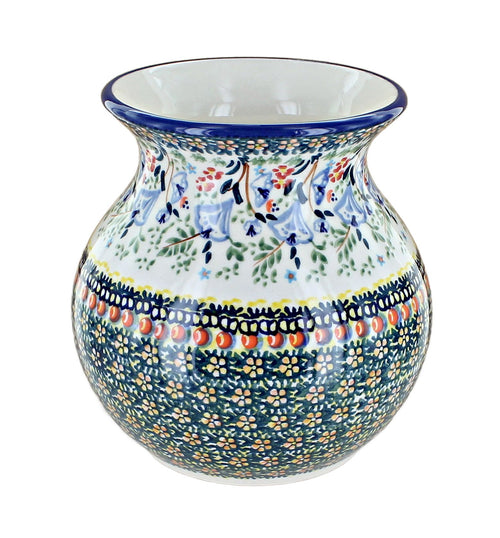 Polish Pottery Periwinkle Medium Vase