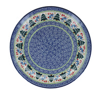 Winter Bells Dinner Plate Polish Pottery