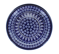 Winter Nights Dinner Plate Polish Pottery