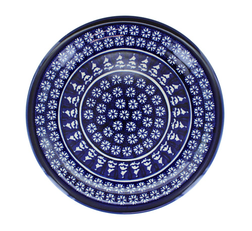 Winter Nights Dinner Plate Polish Pottery