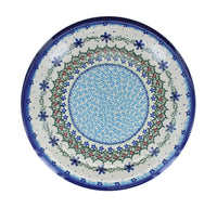 Winter Celebration Dinner Plate Polish Pottery
