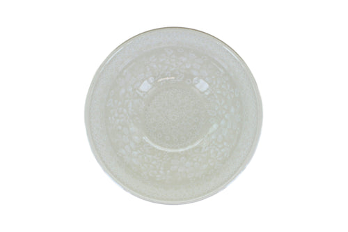 White Lace Cereal/Soup Bowl Polish Pottery