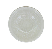 White Lace Dessert Bowl Polish Pottery