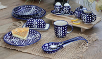 Xena Salt & Pepper Shakers with Plate Polish Pottery