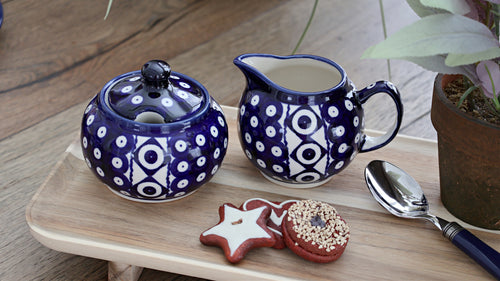 Xena Cream & Sugar Set Polish Pottery