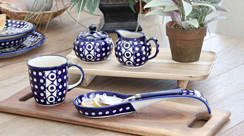 Xena Cream & Sugar Set Polish Pottery