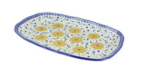 Polish Pottery Medium Scallop Serving Platter