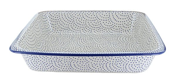 Small Dots Large Rectangular Baker