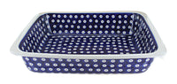 Polish Pottery Dots Large Rectangular Baker