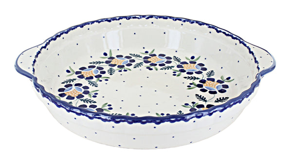 Sunflower Pie Plate with Handles