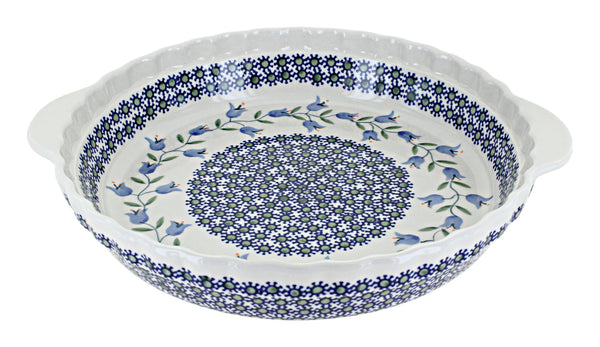 Tulip Pie Plate With Handles