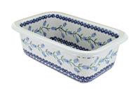 Polish Pottery Tulip Loaf Baker