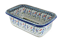 Polish Pottery Periwinkle Loaf Baker
