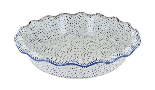 Polish Pottery Small Dots Pie Plate