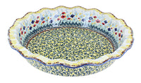 Polish Pottery Prairie Garden Pie Plate
