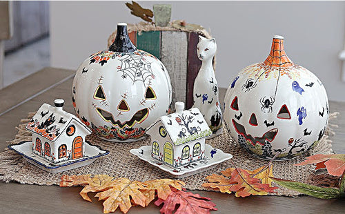Haunted House Luminary Polish Pottery
