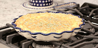 Zoe Quiche Dish Polish Pottery