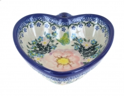 Apple Blossom Heart Bowl