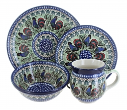 Rooster Row 16 Piece Dinner Set