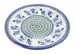 Blue Tulip Small Dinner Plate