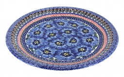 Blue Art Dinner Plate