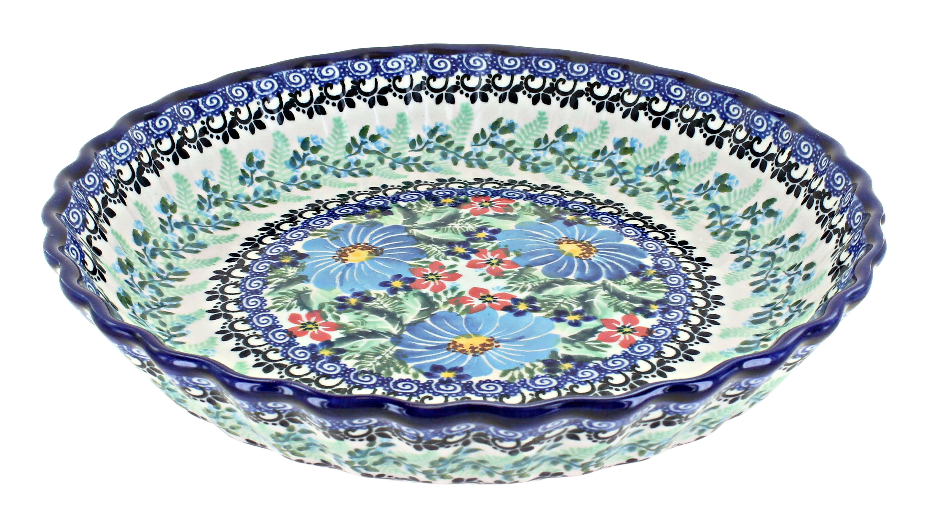 Blue Rose Polish Pottery | Modern