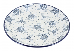 Blue Fleur Dinner Plate