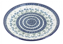 Blue Posy Dinner Plate