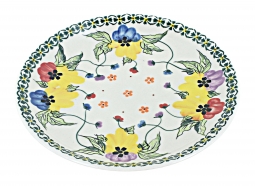 Majestic Pansy Dessert Plate