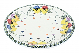 Majestic Pansy Dinner Plate