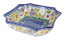 Pastel Garden Octagonal Bowl