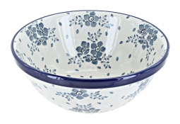 Blue Fleur Cereal/Soup Bowl