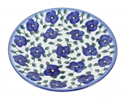 Violets Dessert Plate