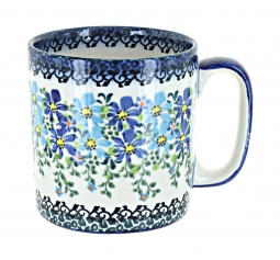 Blue Aster Plain Coffee Mug