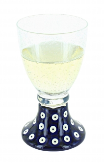 Dots Wine Glass