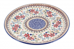 Red Daisy Dinner Plate