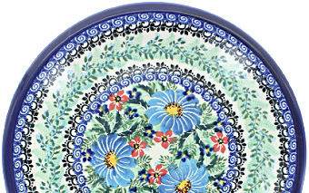 Blue Rose Polish Pottery | Modern