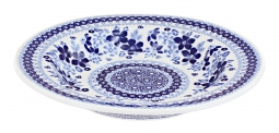 Vintage Blue Daisy Soup Plate