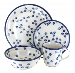 Willow 16 Piece Dinnerware Set