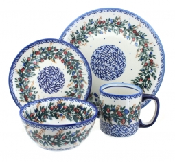 Berry 4 Piece Place Setting - Service for 1